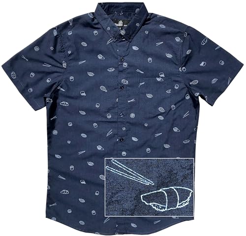 Image of Molokai Surf Button Down Slim Fit Hawaiian Short Sleeve Shirts