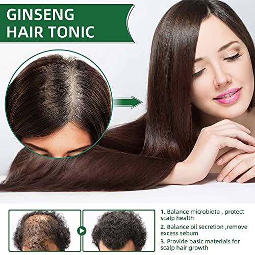 Kortin Red Ginseng Hair Regeneration Spray, Hyungang Korea Ginseng Hair Regrowth Serum Spray, Ginger Hair Growth Spray Serum, Hair Regrowth Essence For Women & Men Hair Loss And Hair Regrowth (3Pcs) #TOP2