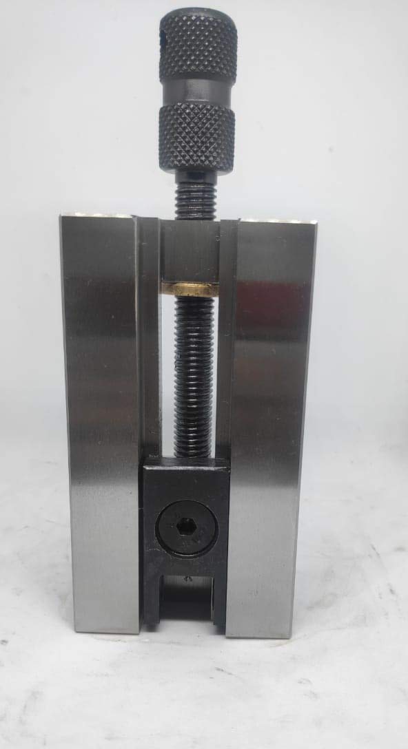Ravish International Grinding Vice, 2.3/8" 60MM Hardened & Ground Screw Type, Silver 1