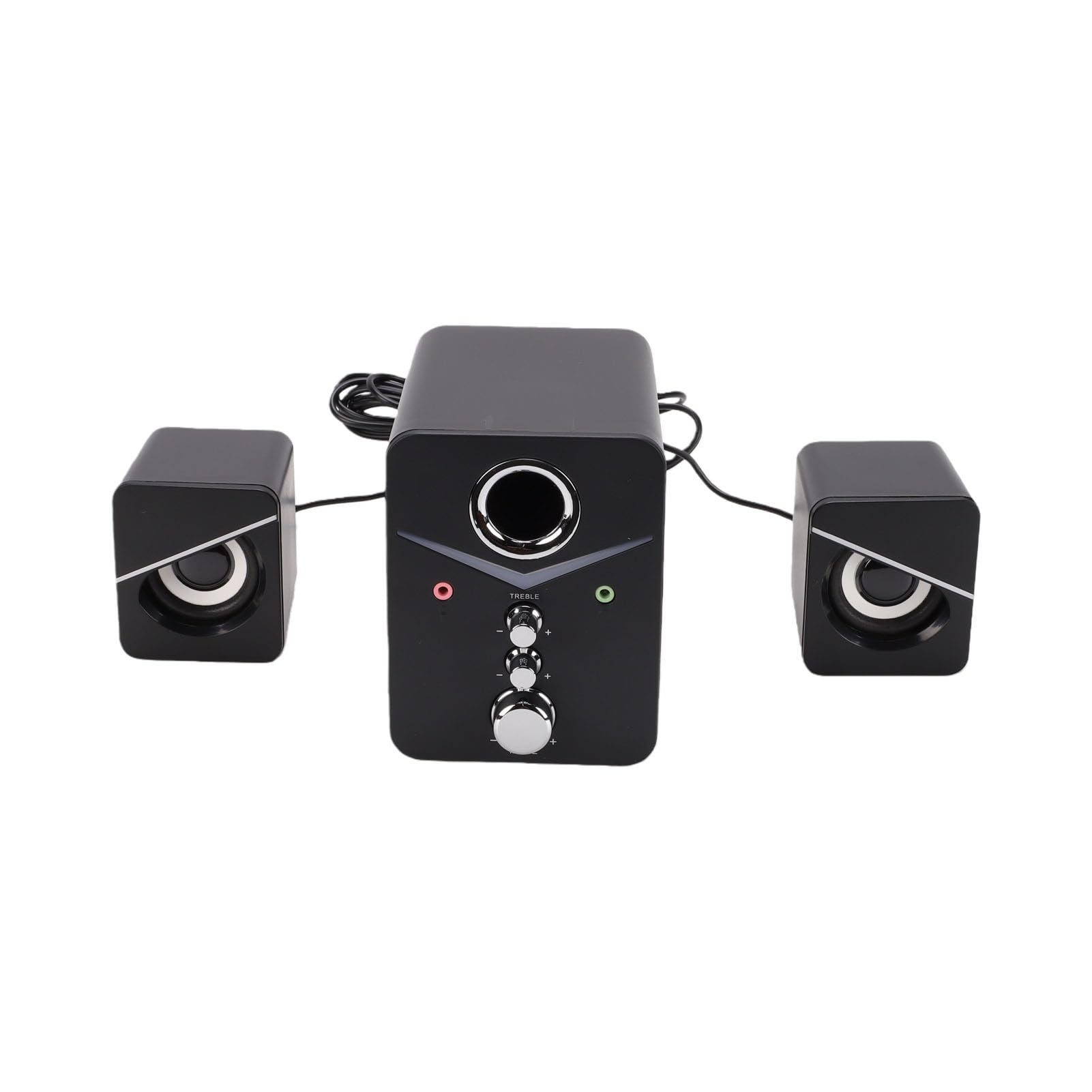 Casse per Computer, Alimentate Tramite USB, Bluetooth 10m, Canale