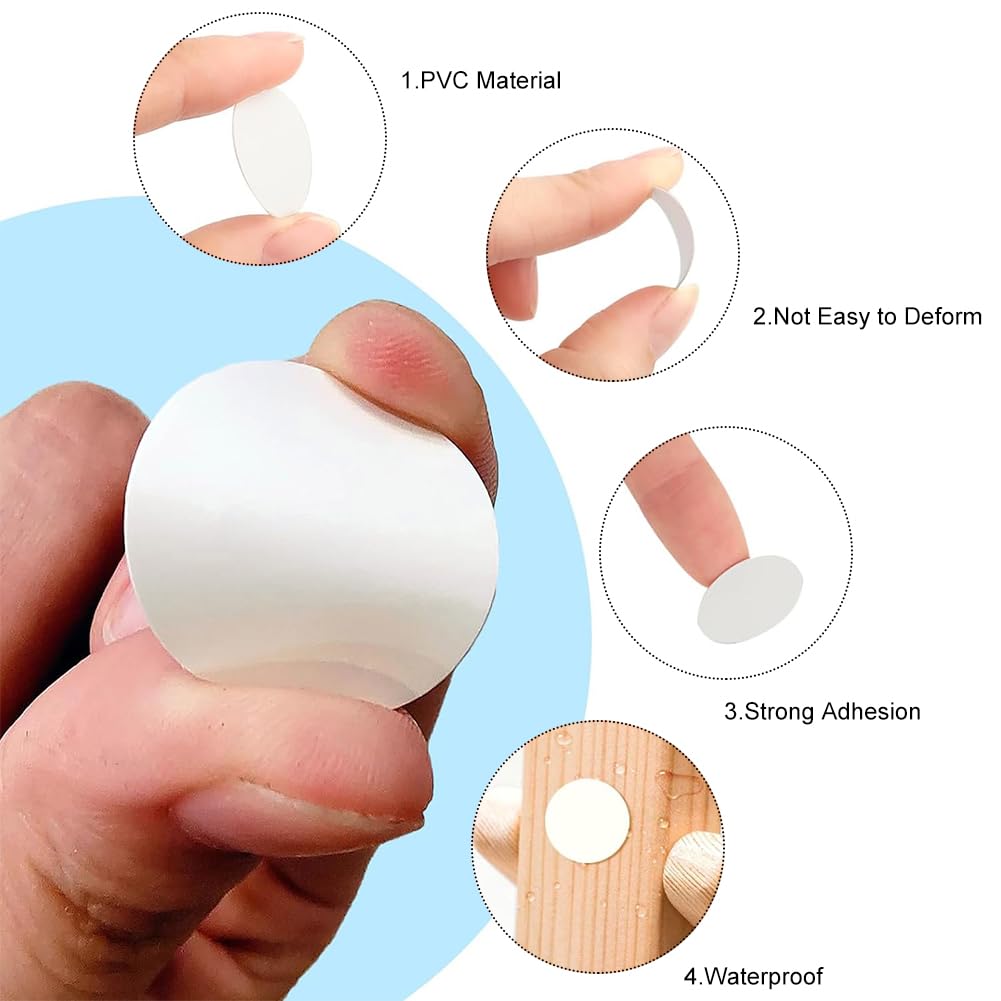 ZFKXGS 290 Pièces Cache Vis Noir 12mm/15mm/21mm PVC Cache Trou Meuble Cache Vis Adhesif Cache Trou Mur Capuchons Autocollants Pour Trous De Vis Pour Armoire Tiroir Murale Bureaux Réparation De Meubles