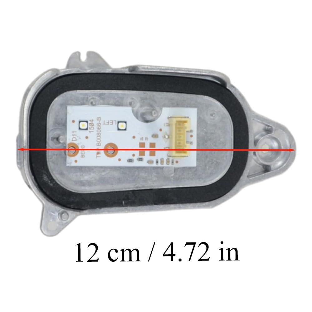Riloer Módulo de control de luz diurna LED DRL LED con disipador de calor Módulo de control de luz compatible con Audi Q5 2013-2017 8R0941475B Izquierda
