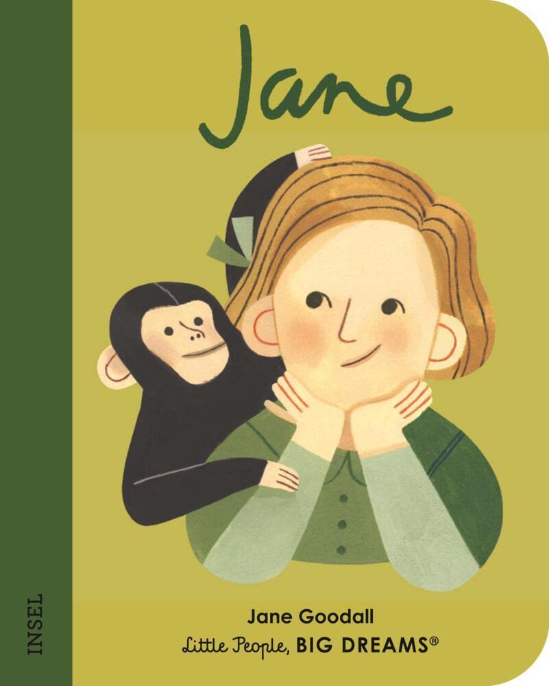 Jane Goodall - Little People, BIG DREAMS. Mini: Pappbilderbuch mit abgerundeten Ecken für Kinder von 1 bis 3 Jahren