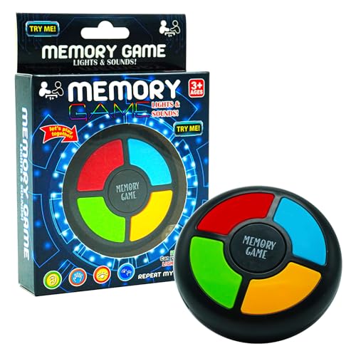 Handheld Memory Games for Kids Ages 4-8, Light Up Electronic Toys, Car Travel Board Games for Kids,Birthday Gifts for 3-12 Year Old Boys