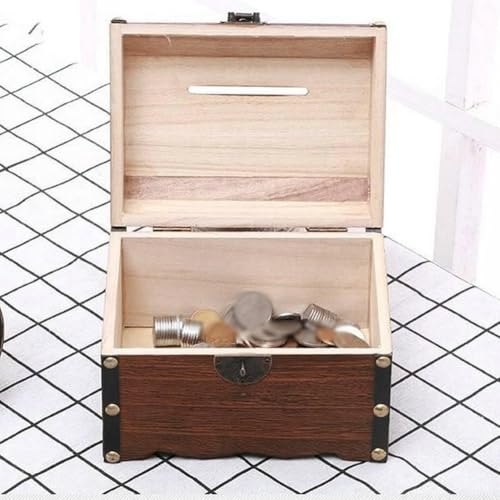 Cajas para guardar dinero de madera 14 Imagen adicional
