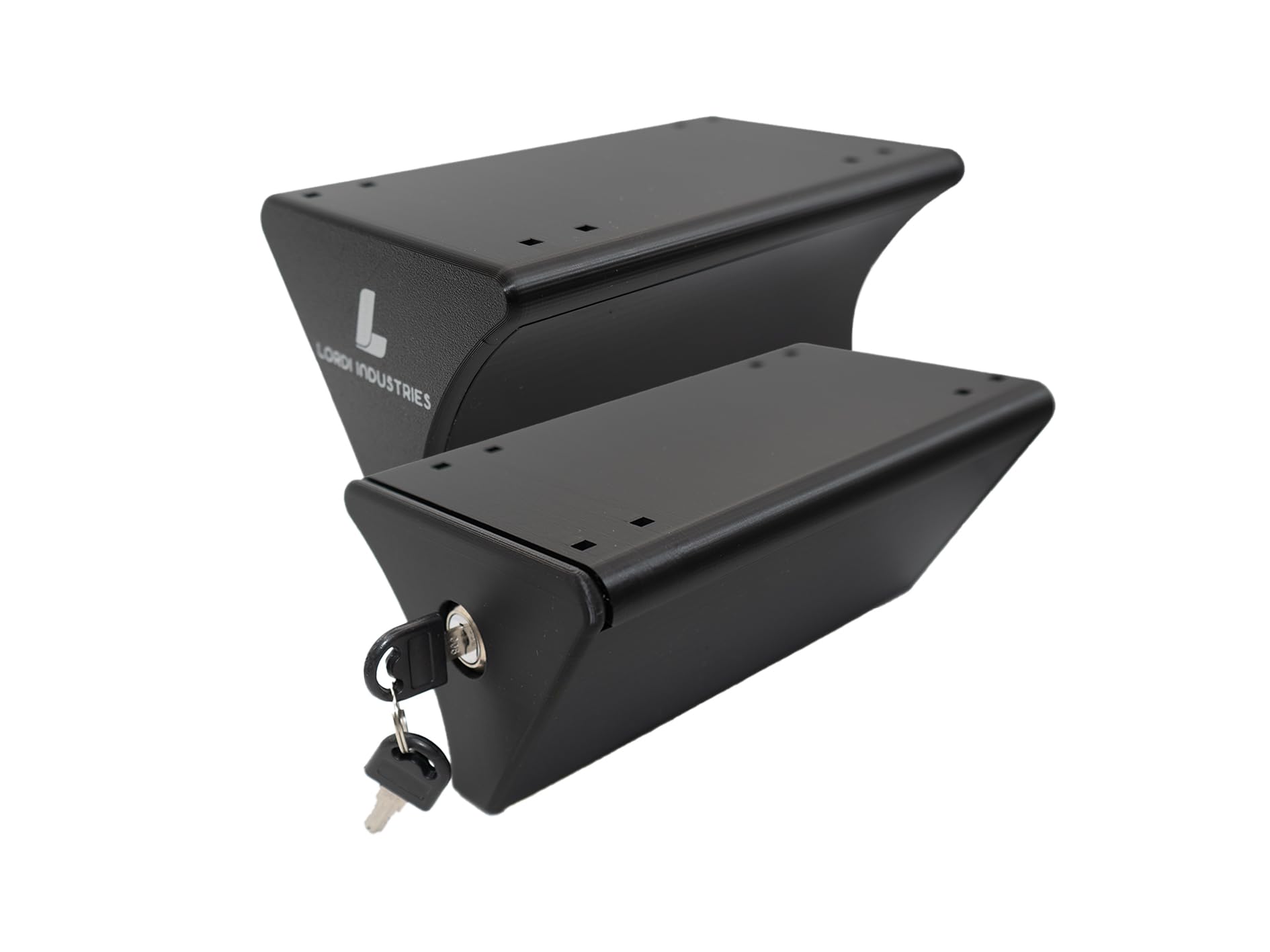 Generisch Simson* Box XL, Tool Box, Tool Compartment for Simson S50/S51, Lordi Industries, Black, 2.38 Liter
