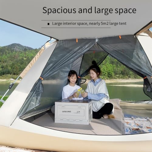 Carpa de camping automática portátil 3-4 personas miniatura 4