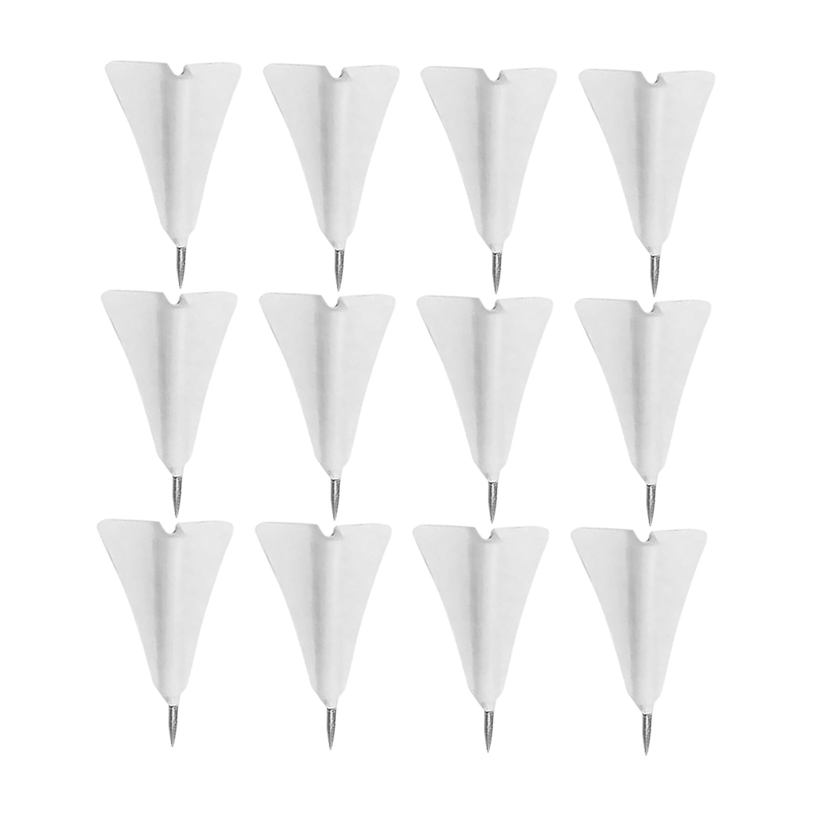 Alipis Puntine da Disegno a Forma di Aereo 12 Pezzi Delicate e Versatili in ABS e Acciaio per Uso Quotidiano su Bacheca e Muro Fotografico