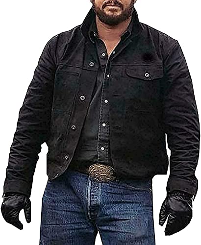 Mens Kevin Costner John Dutton -Cole Hauser Cotton Bomber Jacket