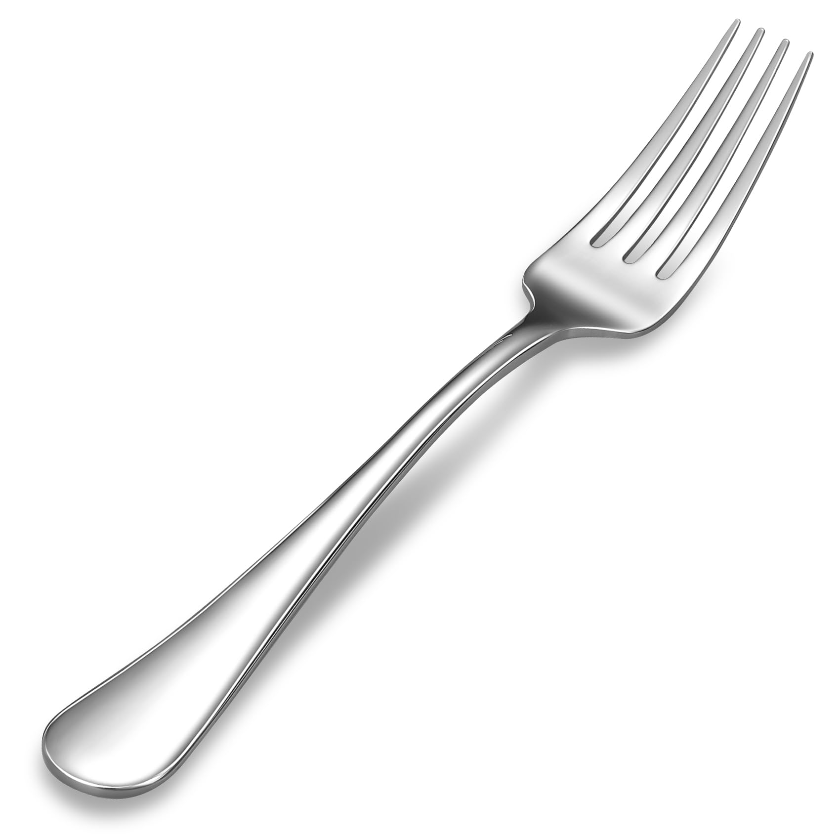 Royalrose Premium Aria 8 Inch Silverware Forks Set of 4 (4, Dinner Forks)