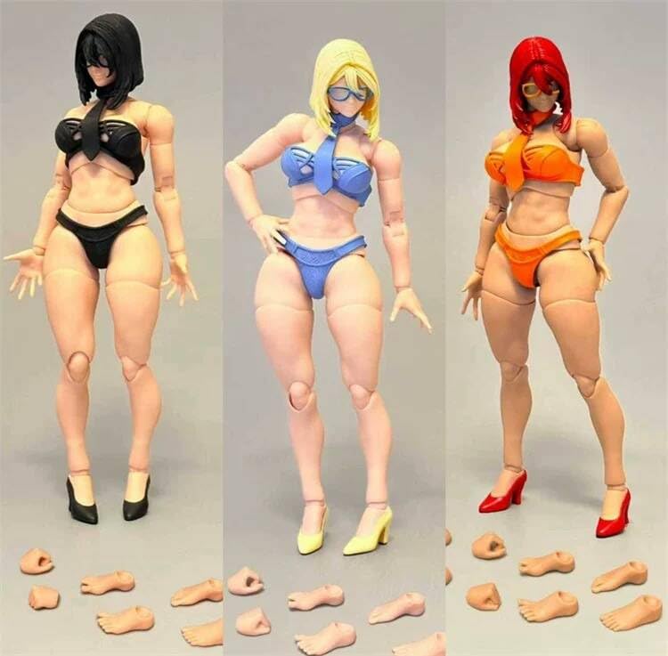 Amazon.co.jp: [Tbmodel] FURY TOYS 1/12 フィギュア 超可動 少女 素体