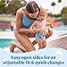 Huggies Little Swimmers Disposable Swim Diapers, Size 3 (16-26 lbs), 40 Ct (2 packs of 20), Packaging May Vary
