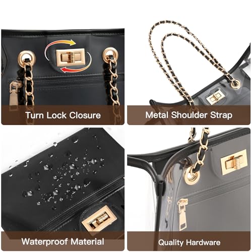 Bolsa Tote Transparente para Mujer GOIACII miniatura 5