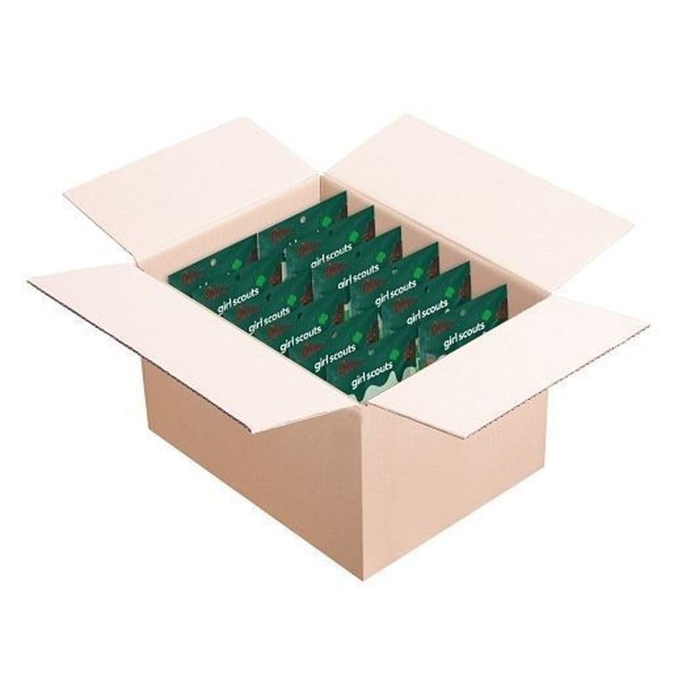 Muddy Bites Girl Scout Thin Mints Waffle Cone Snacks, Kosher, Non-GMO, 2.33 Ounce (Pack of 12)