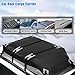 FANXIN Car Roof Bag, Rooftop Cargo Carrier 21 Cubic Feet, Waterproof Car Topper Luggage Carrier with/Without Rack, Includes Anti-Slip Mat, 8 Reinforced Straps, 8 Door Hooks, Luggage Lock, Storage Bag
