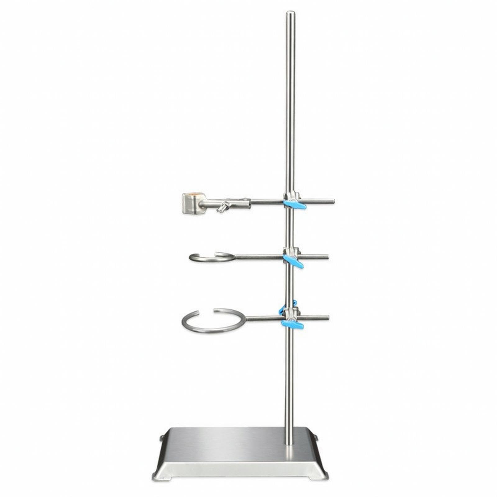 Scientific Support Stand Stainless Steel Lab Stand with Clamp Adjustable for Chemists, Teachers, Classroom-image-10