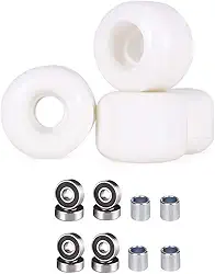 Fortoo Rodas de skate com rolamentos ABEC-9 50 mm Street Tricks Rodas macias 83A para andar nos pontos mais difíceis