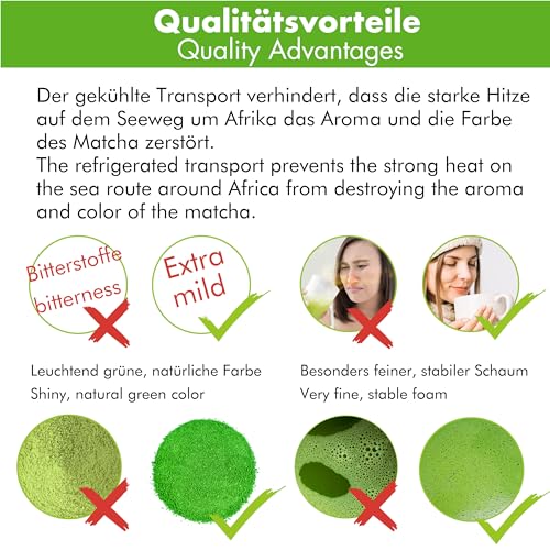 Goodwei Matcha Cerimoniale Chado - Tè Verde Polvere Matcha Biologico Giapponese - Ceremonial Grade Primo Raccolto, 40G - 2