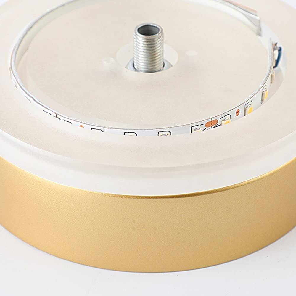 Applique Murale À Led - Lampes Murales Rondes À Montage En Surface De 5 W Pour Éclairage De Placard/Couloir/Escalier/Cuisine, Doré, 325 Lm - Applique Murale À Dôme/White Light