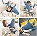 39.5-inch Plush Shark Toy Pillow, Giant Shark Stuffed Animal,Soft Shark Cushion Pillow Shark Plush Pillows,Chubby Stuffed Shark Toy - Children s Boys and Girls Room Decoration Bedtime Gift (Blue)