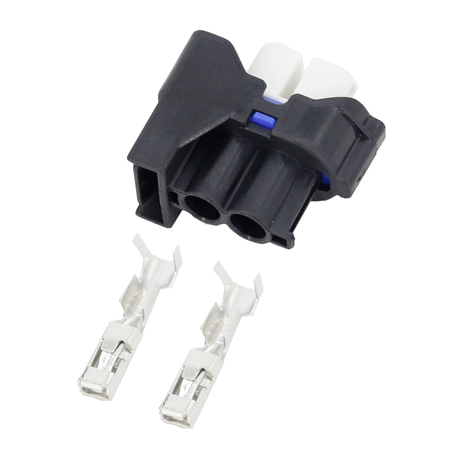 Conector del Conector de 2 Pines Arnés de cableado Automotriz Enchufe del Conector con Terminal DJ7024Y-2.8-21 (Size : 10 PCS)