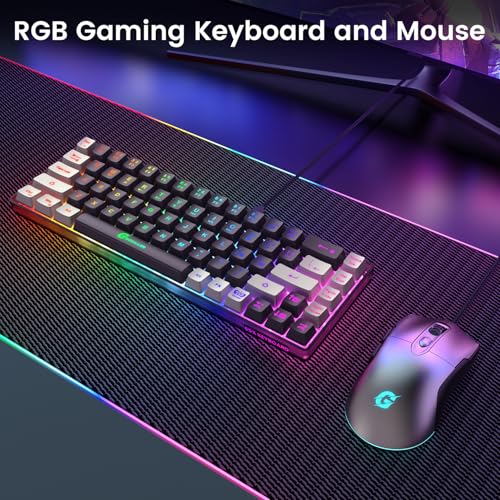 Image of GEODMAER 65% Gaming Keyboard and Mouse Combo