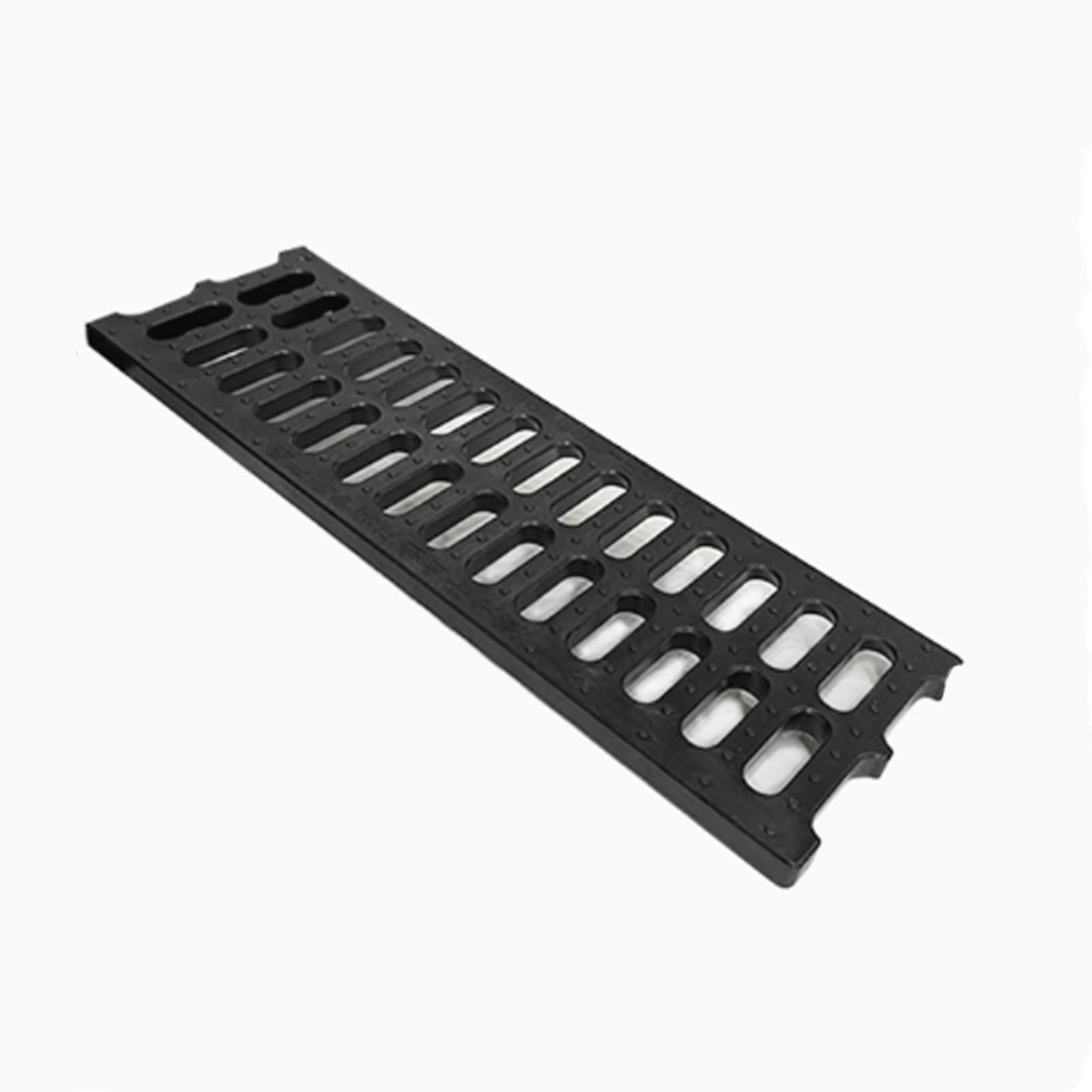 Genérico Rejilla de plástico polimérico de 50 x 35 cm para desagües Exteriores, antiobstrucción, extraíble y fácil de Limpiar, Ideal para Canales y Marcos de desagüe. Sistema de Drenaje Duradero y EF