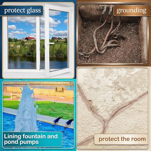Image of Therwen 12 Inch X 50 ft Copper Mesh Screen 99.9% Pure Copper 40 Mesh Roll | 99.9% Copper Wire Fabric for Grounding, Dense Woven Mesh Filter for Crafts, Window Protection, Flexible Roll Easy to Cut