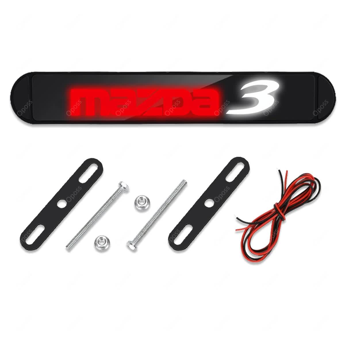 Amazon | マツダ3 ファストバック フロントグリル車ロゴ バッジ 発光