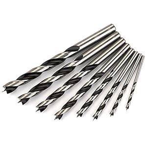 Fisch – FSF-134893 FSF-328094 3-10mm Set Chrome Vanadium Brad Point Boren, 8-delig