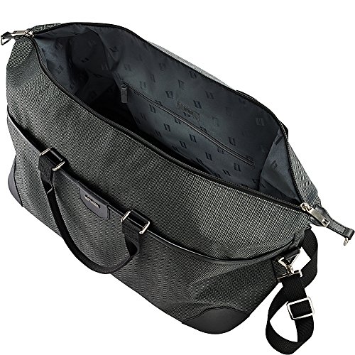 Hartmann Luxe Softside Weekend Duffel, Black Herringbone, One Size