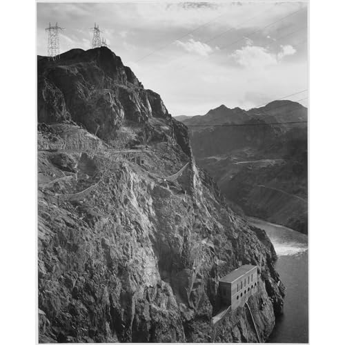 Reproduction aux couleurs vives Adams barrage de Boulder toile de decoration durable