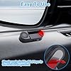 2PCS Solar Powered Fake Car Alarm Flashing Light with Blue Red Led Intelligent Light Sensor Car Alarm System Anti Theft Solar Security Light Simulated Dummy Warning for Van Vehicle with USB Port #4