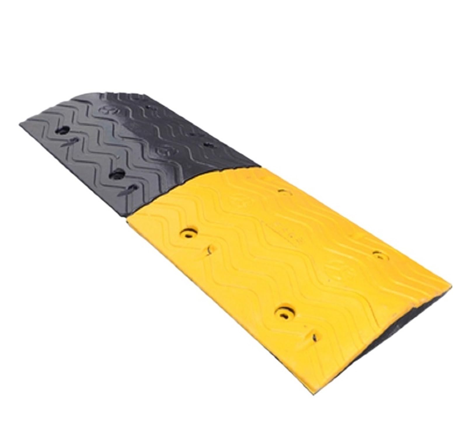 Ground Speed Bumps Rubber Speed Bump Ramp Deceleration Belt, Road Reducer, Cushion Shock Auto Limit Ridge Buffer Zone(Color 1)