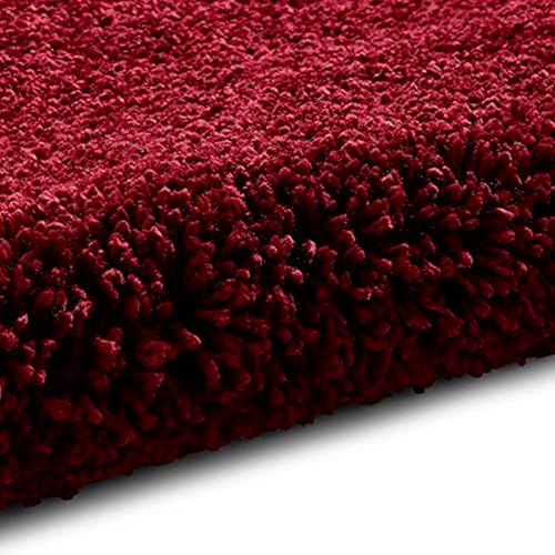 Image of Super Soft Microfiber Bedside Runner for Bedroom, Kitchen, Office, 2 x 5 Feet Colour: Maroon | Thickness 1.5 Inches
