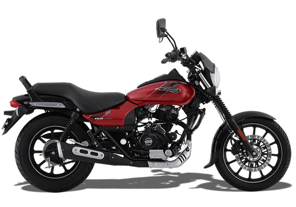 Bajaj Avenger 160 Street Motorcycle/Motorbike - Cocktail Wine Red - Ex-Showroom-image-30