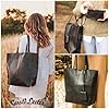 Gusti Sac Cuir Cassidy à main Cabas Shopper Sac en cuir Noir Cuir #4
