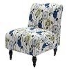 Armless Accent Slipper Chair Cover SlipcoverStretch Spandex Removable Fabric Non Slip Silp Cover for Accent Chair Without arms Furniture Protector for Living Dining Room