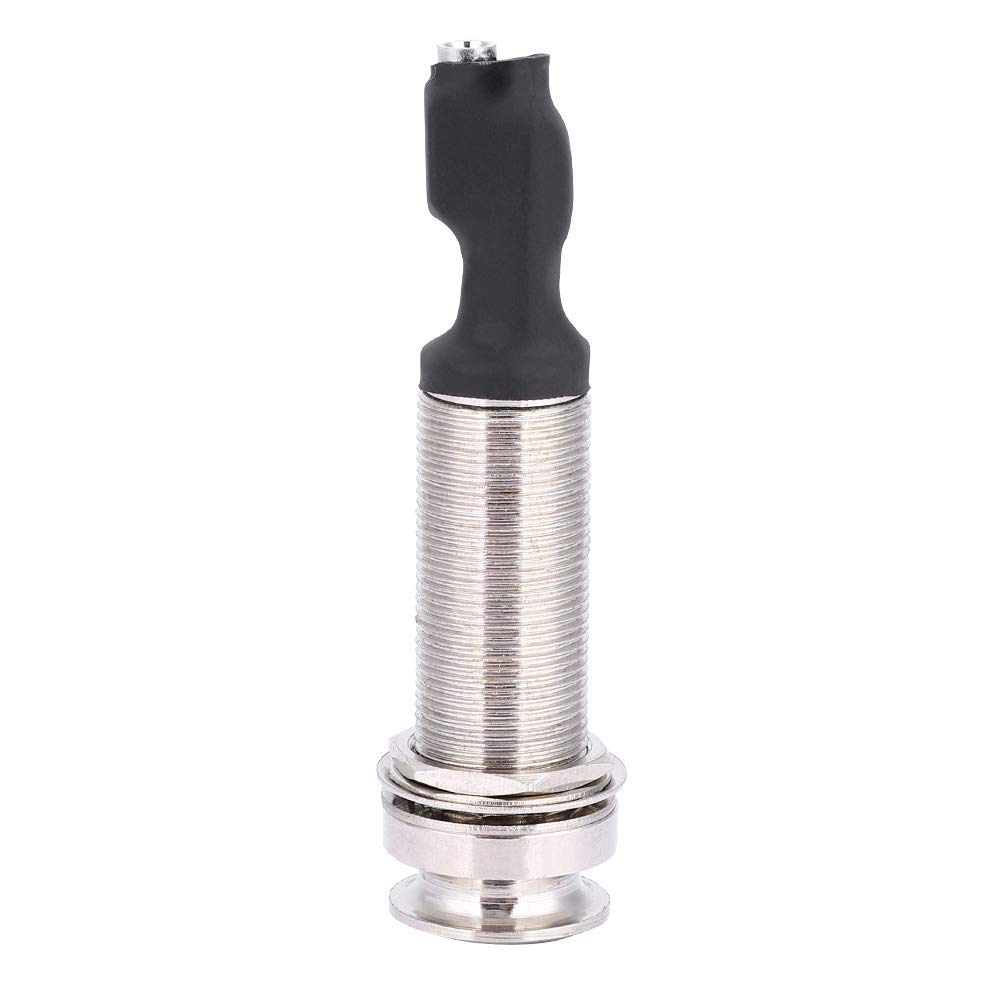 Adapter do gniazd pickup piezo, 6,35 mm wyjście 2,5 mm wejście Jack końcówki gitarowej Upgrade akcesoria do gitary akustycznej Wbudowany pręt Piezo Pickup Akcesoria do czujników dźwięku