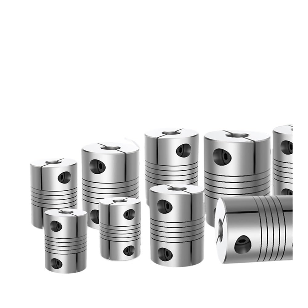 Acoplamiento universal for máquinas herramienta con acoplamientos flexibles CNC de tipo dedal 4/5/6/7/8 mm(6.35mmX6.35mm)