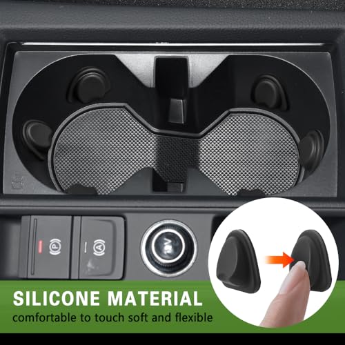 Insertos de silicona para portavasos de auto 3 piezas miniatura 3