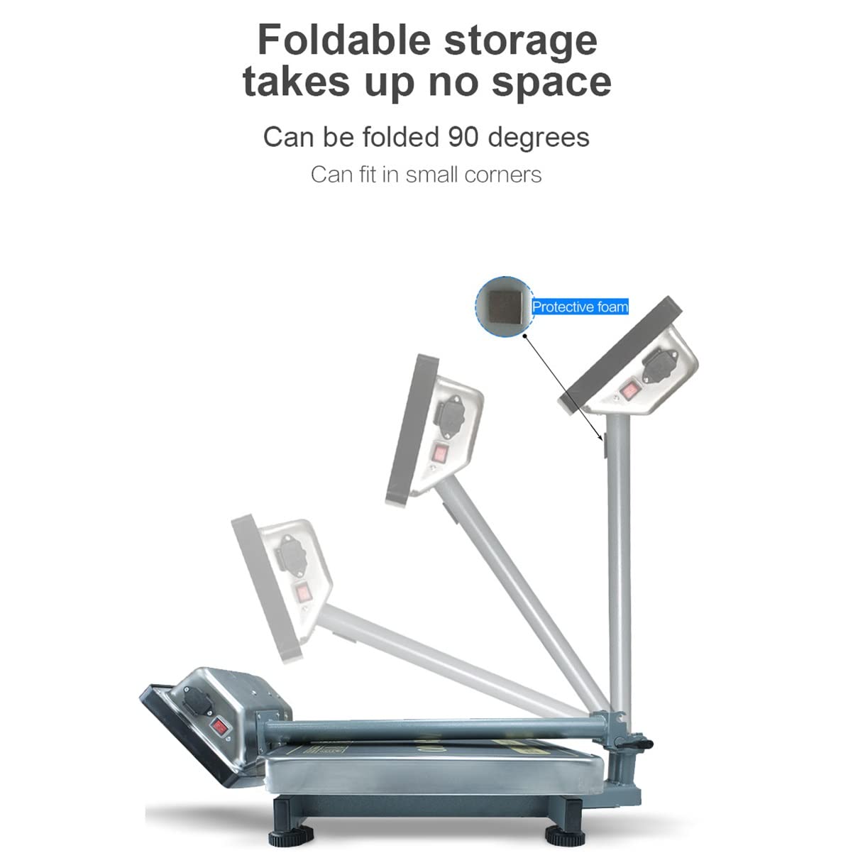Balance postale pliable 880 lb, plate-forme numérique, balance industrielle précise pour peser les bagages, expédition de colis (taille : 200 kg/30 g)