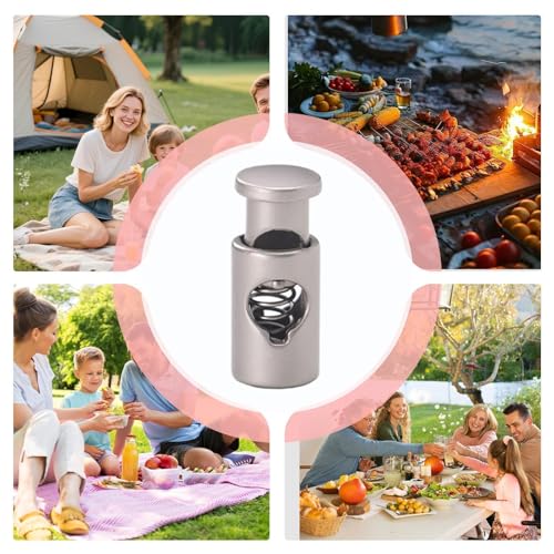 Juego de herramientas de cocina al aire libre con 20 clips de resorte 5