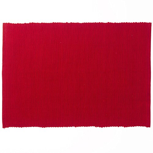 Kela “Pur”, tovaglietta in Cotone, Colore Rosso