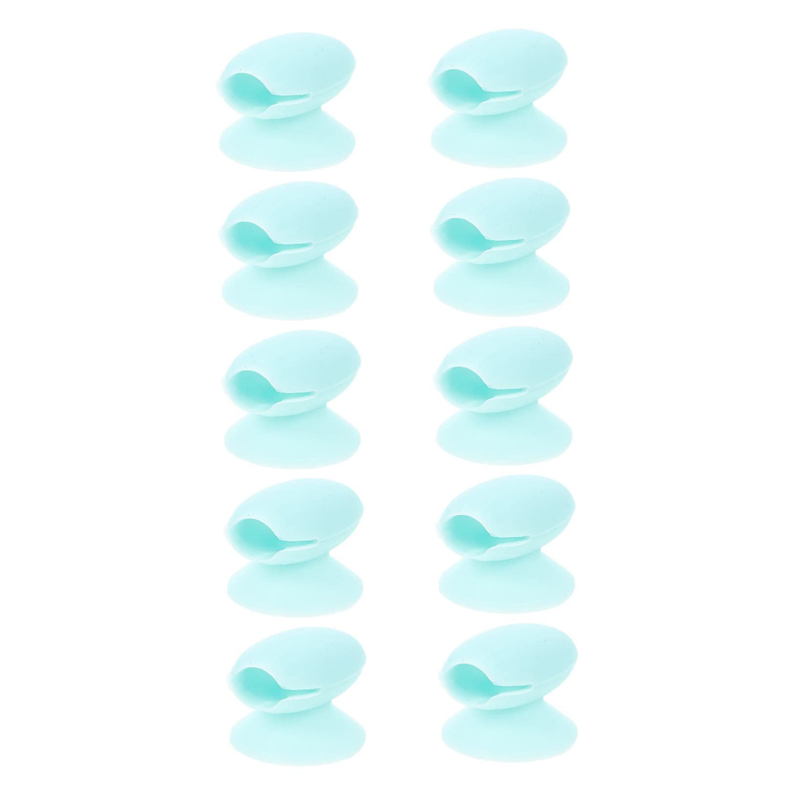 Didiseaon Lip Brush Protection Covers 10pcs Silicone Lip Brush Caps Lip Gloss Applicator Cover for Family Travel Business Trips