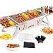 Portable Folding Charcoal Barbecue Grill Outdoor,Stainless Steel BBQ Picnic