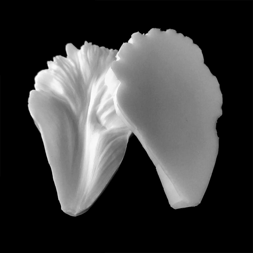 Cake Silicone Moulds, 5er-Set Silikonform mit Blumenader Fondant Rose Venened Mould for Cake Decoration