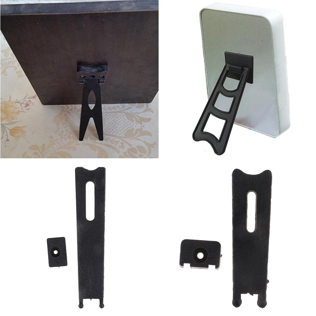 100pcs Frame Stands Frame Rack Supporter Picture Back Holder Black 92x22mm-image-44