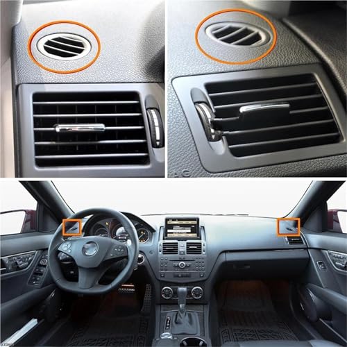 Rejilla de ventilación para salpicadero de coche Benz Clase C W204 4