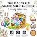Shashibo Easter Limited Edition Shape Shifting Box - STEM Magnetic Fidget Cube that Transforms Into Over 70 Shapes, Download Fun in Motion Toys Mobile App (Bubbles)